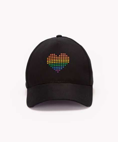 boné aba curva pride preto