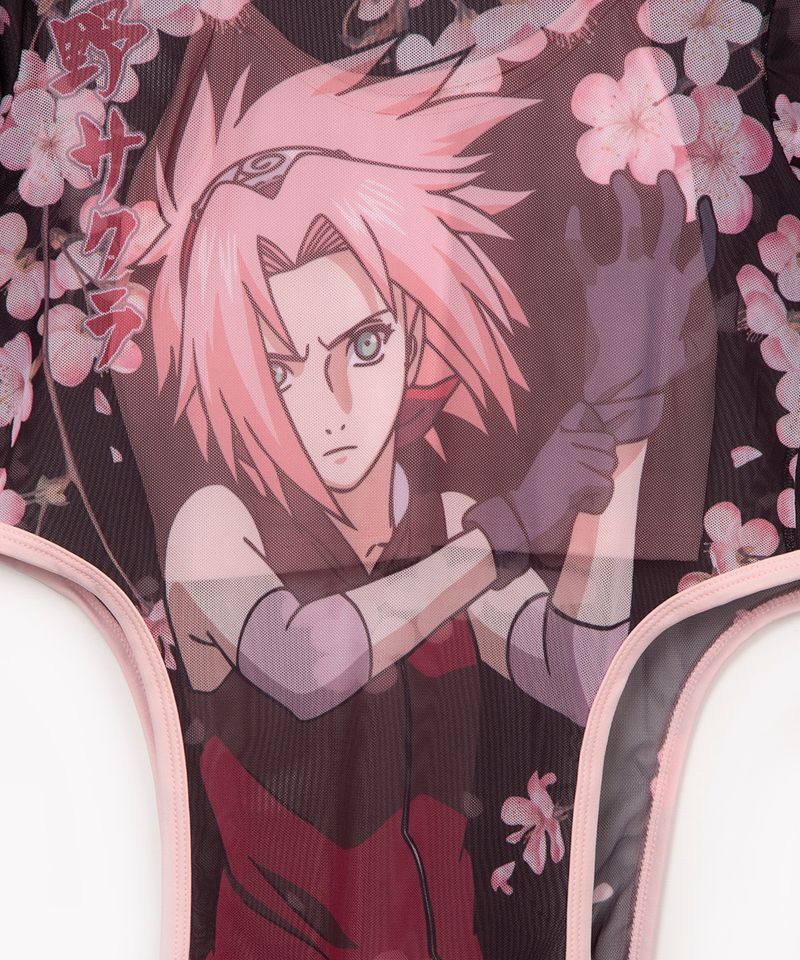 Blusa Infantil com Estampa Sakura Naruto - Tam 5 a 14 anos Preto