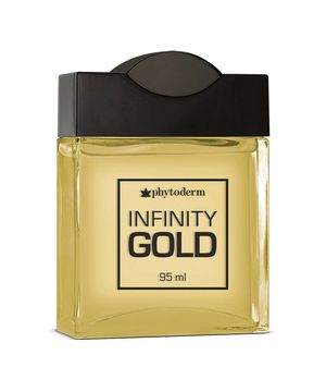 infinity gold phytoderm  perfume masculino deo colônia  95ml único