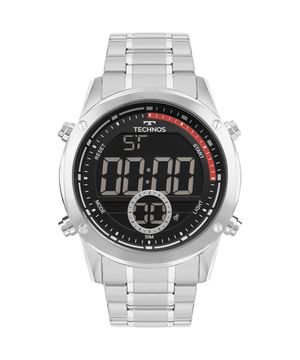 Relógio Technos Masculino Digital Prata - BJ3463AA/1K
