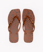 chinelo havaianas slim square velvet preto - C&A