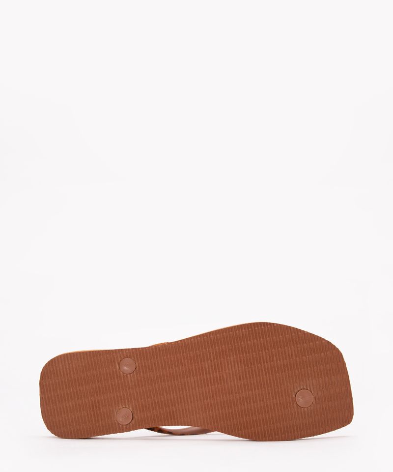 chinelo havaianas slim square velvet preto - C&A