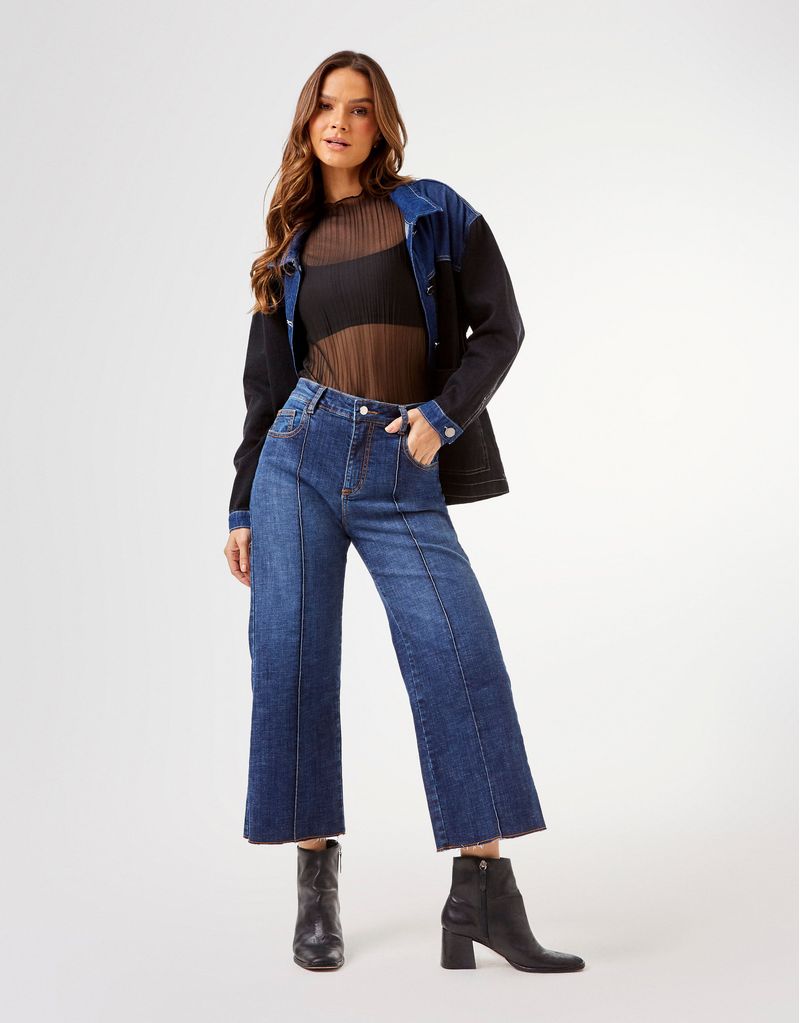 The crop hot sale jeans c&a