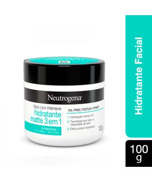 Hidratante Facial Neutrogena Face Care Intensive 3 em 1