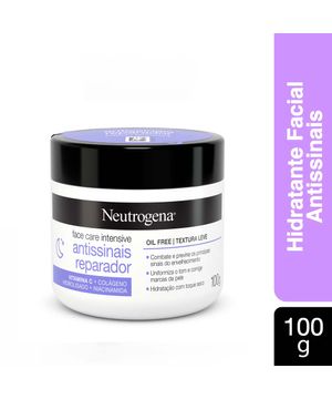 Hidratante Facial Neutrogena Face Care Intensive Antissinais Reparador