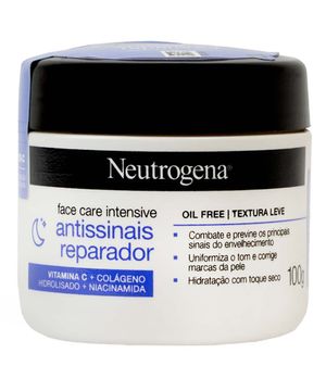 Hidratante Facial Neutrogena Face Care Intensive Antissinais Reparador