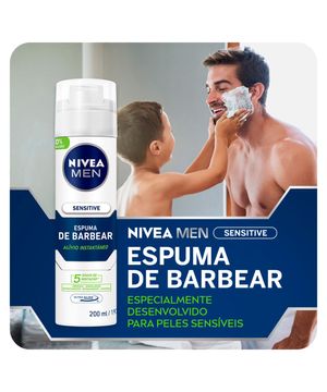 Espuma De Barbear Sensitive NIVEA Men