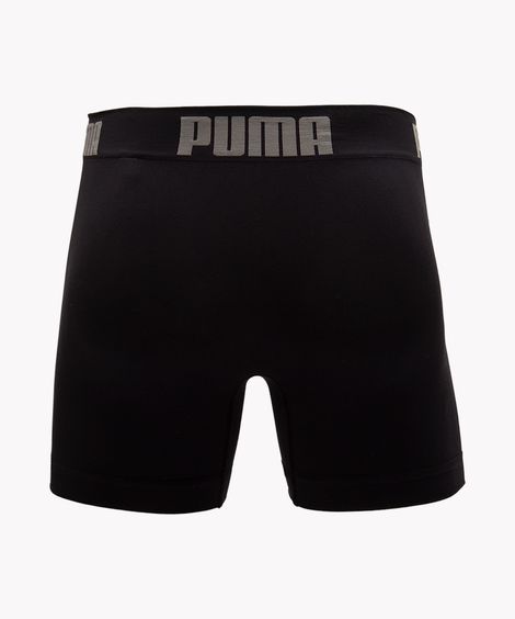 Kit de 2 cuecas boxer de poliamida puma preto
