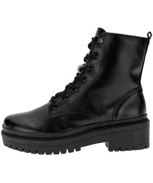 Bota Feminina Coturno Via Marte 23100101 PRETO