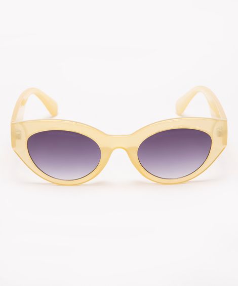 óculos de sol gatinho amarelo