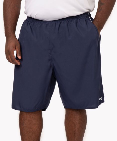 bermuda esportiva masculina plus size azul