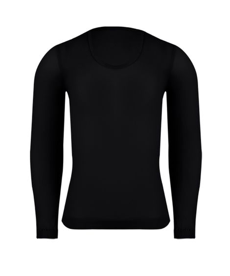 blusa infantil lobinha segunda pele fio 40 manga longa preto