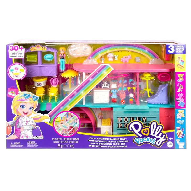 Playset - Polly Pocket - Bolo de Aniversário com Surpresas