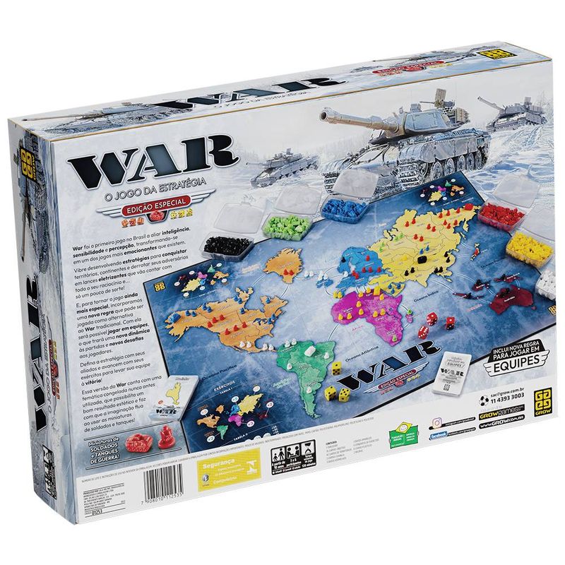 War, clássico jogo de tabuleiro, ganha versão online