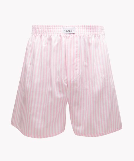cueca samba canção de algodão listrada rosa