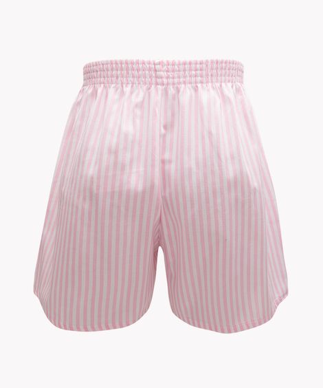 cueca samba canção de algodão listrada rosa