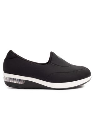 Tênis Feminino Modare Slip On Tecido Preto