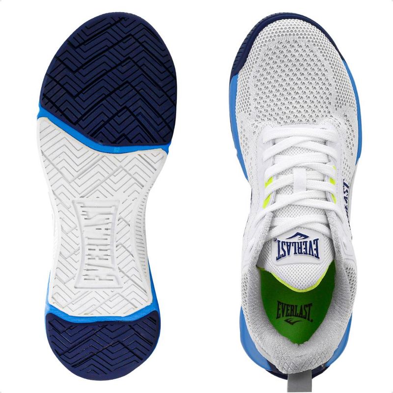 tênis everlast climber pro unissex branco e azul - C&A