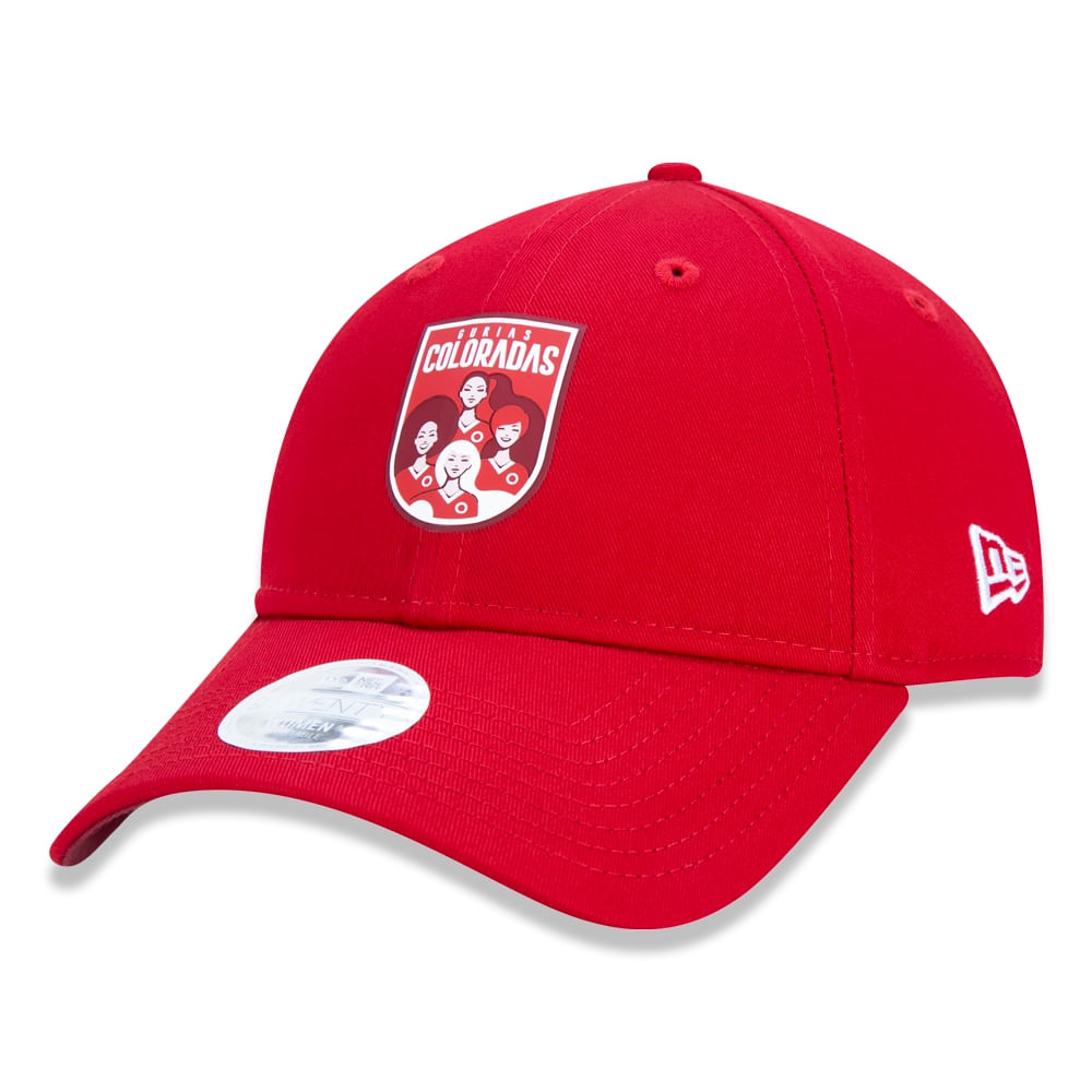 Boné New Era Feminino 9TWENTY Internacional Futebol Vermelho