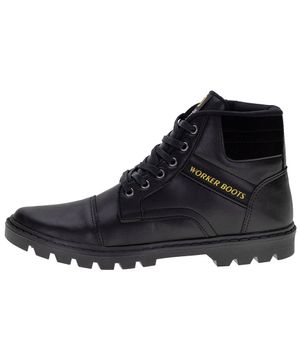 Bota Masculina Coturno Worker Ollie 413 PRETO