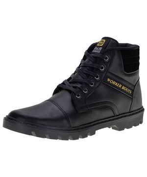 Bota Masculina Coturno Worker Ollie 413 PRETO