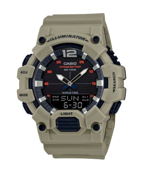relógio analógico digital casio HDC-700-3A3VDF cinza
