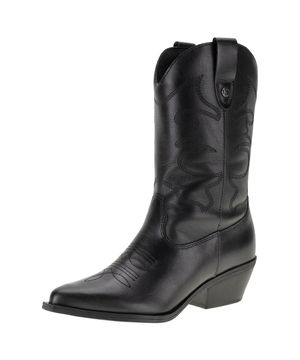 Bota Feminina Country Cano Médio Bottero - 346301 PRETO