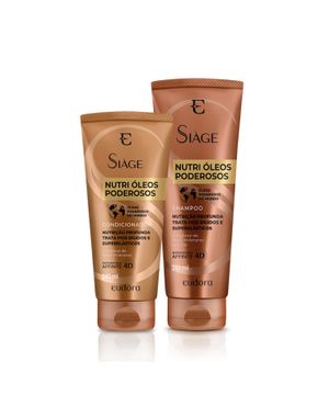 Kit Siàge Nutri Óleos Poderosos Shampoo + Condicionador