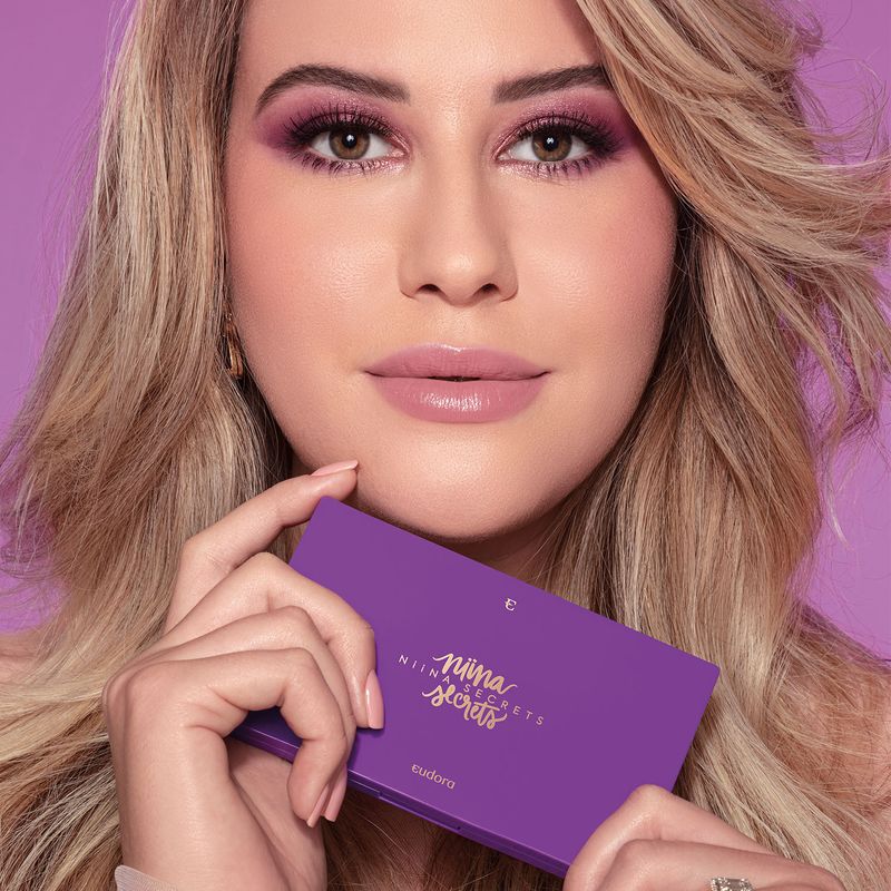 Combo Niina Secrets: Palette Purple 5,6g + Cleasing Oil 100ml + Máscara  para Cílios 8g
