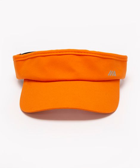 viseira com proteção uv esportiva laranja