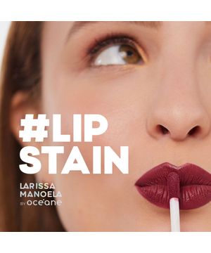 Batom Líquido Bordô Larissa Manoela By Océane - Lip Stain Luxury 5g