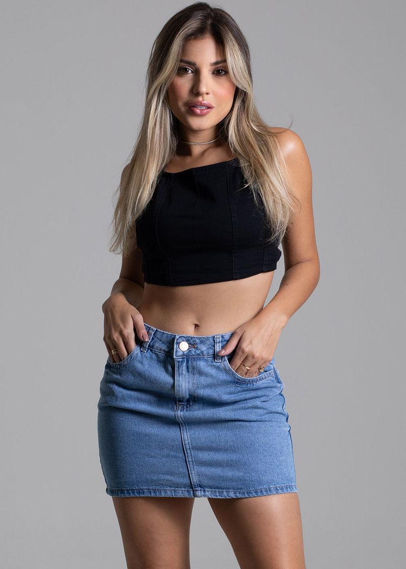 Saias jeans hot sale na c&a