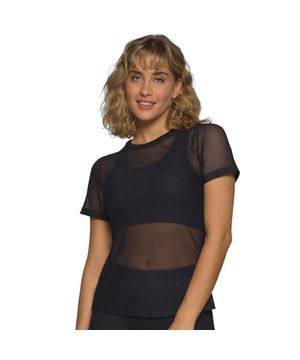 Camiseta Selene Tela Feminina Preto