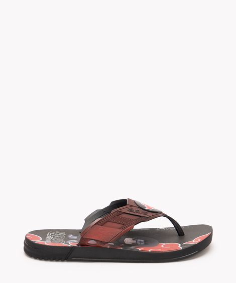 chinelo infantil naruto ninja ipanema preto mescla