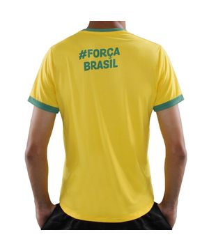 Camisa Brasil Esporte Legal Juvenil Amarelo e Verde