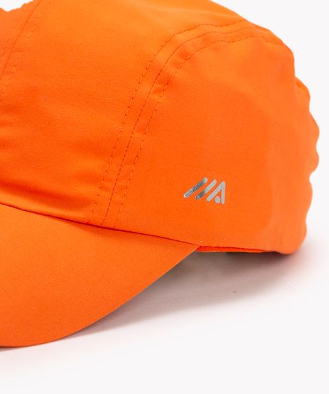 boné aba curva básico com proteção uv esportivo laranja