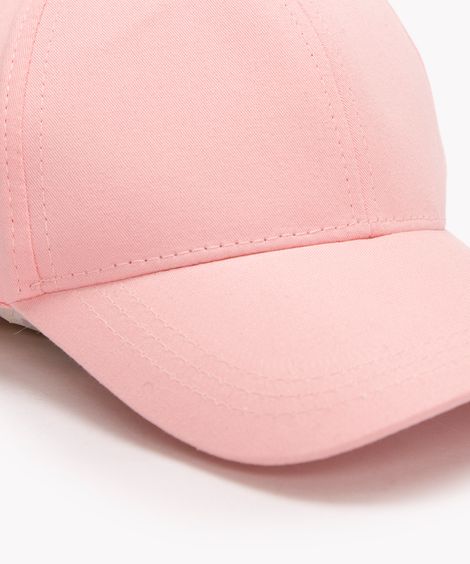 boné de sarja aba curva bege médio - rosa