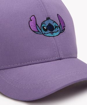 boné juvenil stitch aba curva lilás