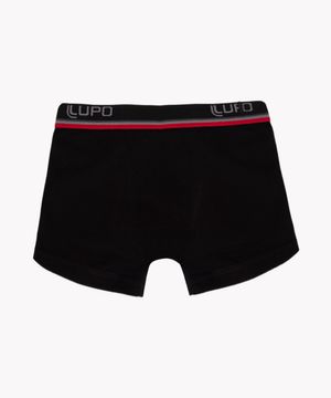 cueca infantil boxer de algodão lupo preto