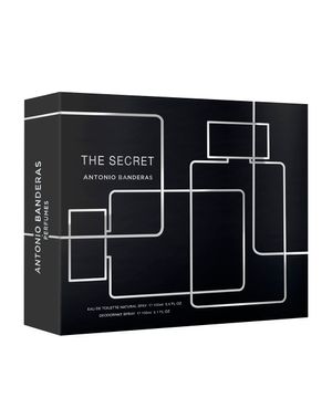 kit banderas secret anual 100ml e deo spray 150ml único