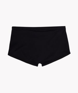 sunga boxer texturizada com proteção uv preto