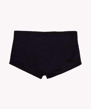 sunga boxer texturizada com proteção uv preto