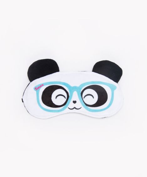almofada infantil com tapa olhos luluca colorido