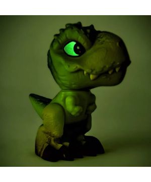 Boneco Baby Dino T Rex Marrom Escuro