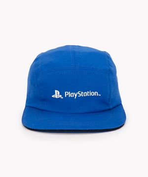 boné infantil playstation aba reta azul