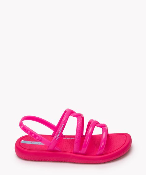 sandália infantil trançada meu sol ipanema rosa