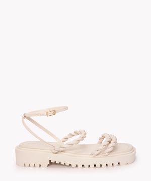 rasteirinha flatform tira torcida oneself off white