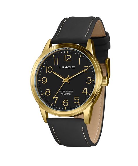 relógio analógico Lince MRCH187L46 P2PX dourado