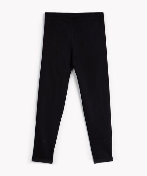 calça legging infantil esqueleto preta