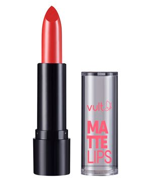 batom matte lips vult vermelho carmim único